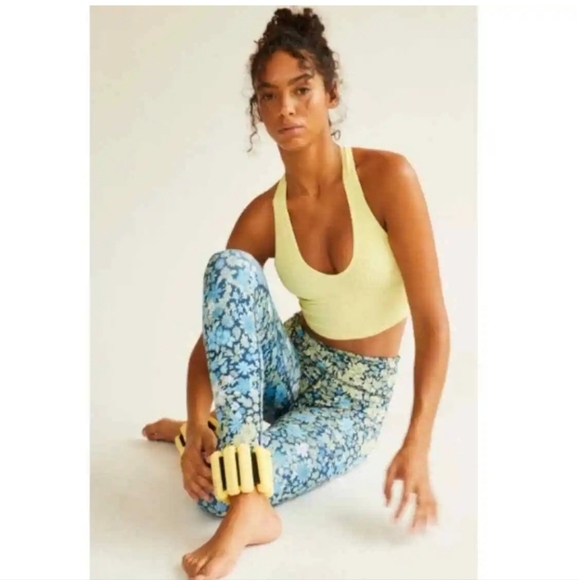 Free People Movement Lose Control Wrap Leggings Floral Size XS - Picture 16 of 16